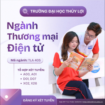 Thông tin tuyển sinh ngành Thương mại điện tử Trường Đại học Thủy Lợi